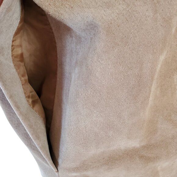 VTG 90s WILSON'S LEATHER COAT Women's XL Maxima Y2K Penny Lane Faux Fur Lined - Picture 10 of 14